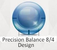 Дизайн торических линз Air Optix for astigmatism - Precision Balance 8/4 Design